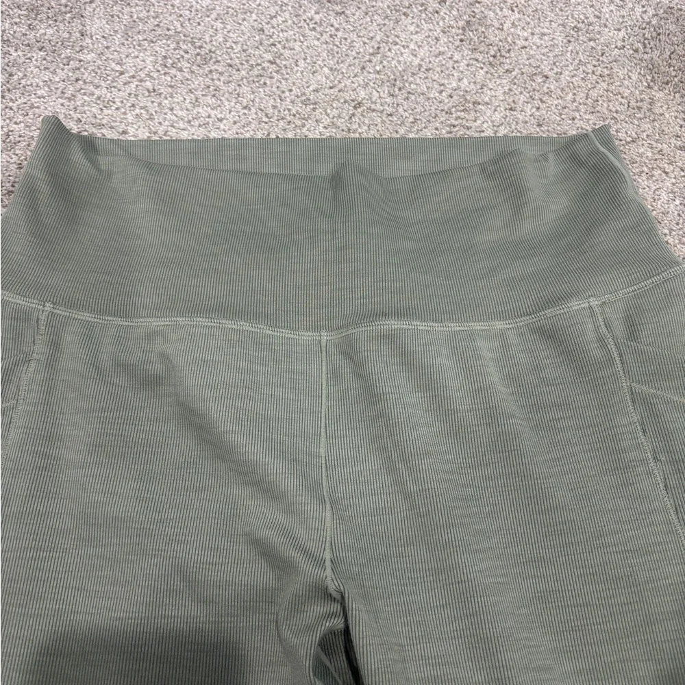 Prana Becksa 7/8 Legging Sage Heather XL Outdoorsy Athleisure Outdoor Hiking